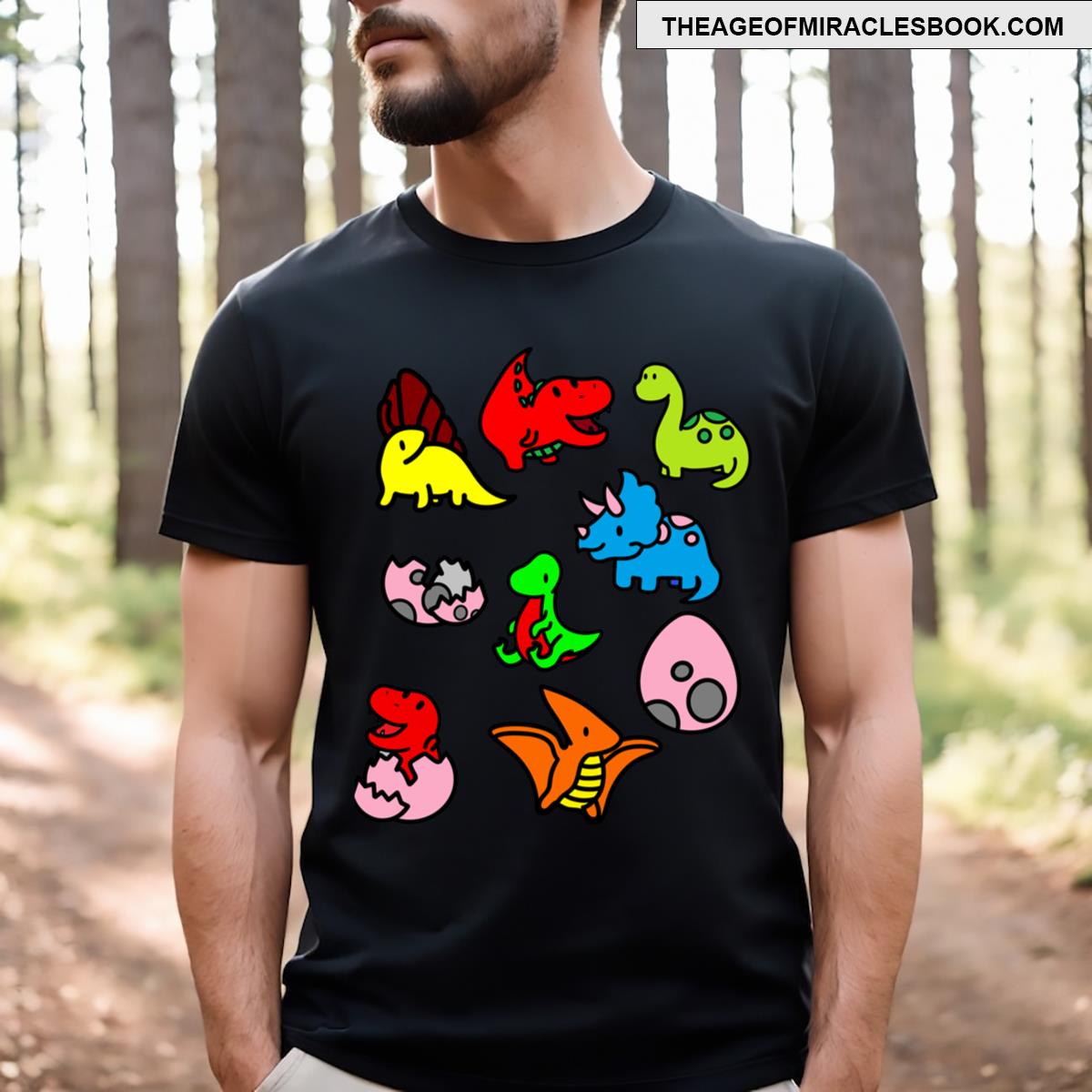 Small Nice And Cute Dino Pack T-shirt
