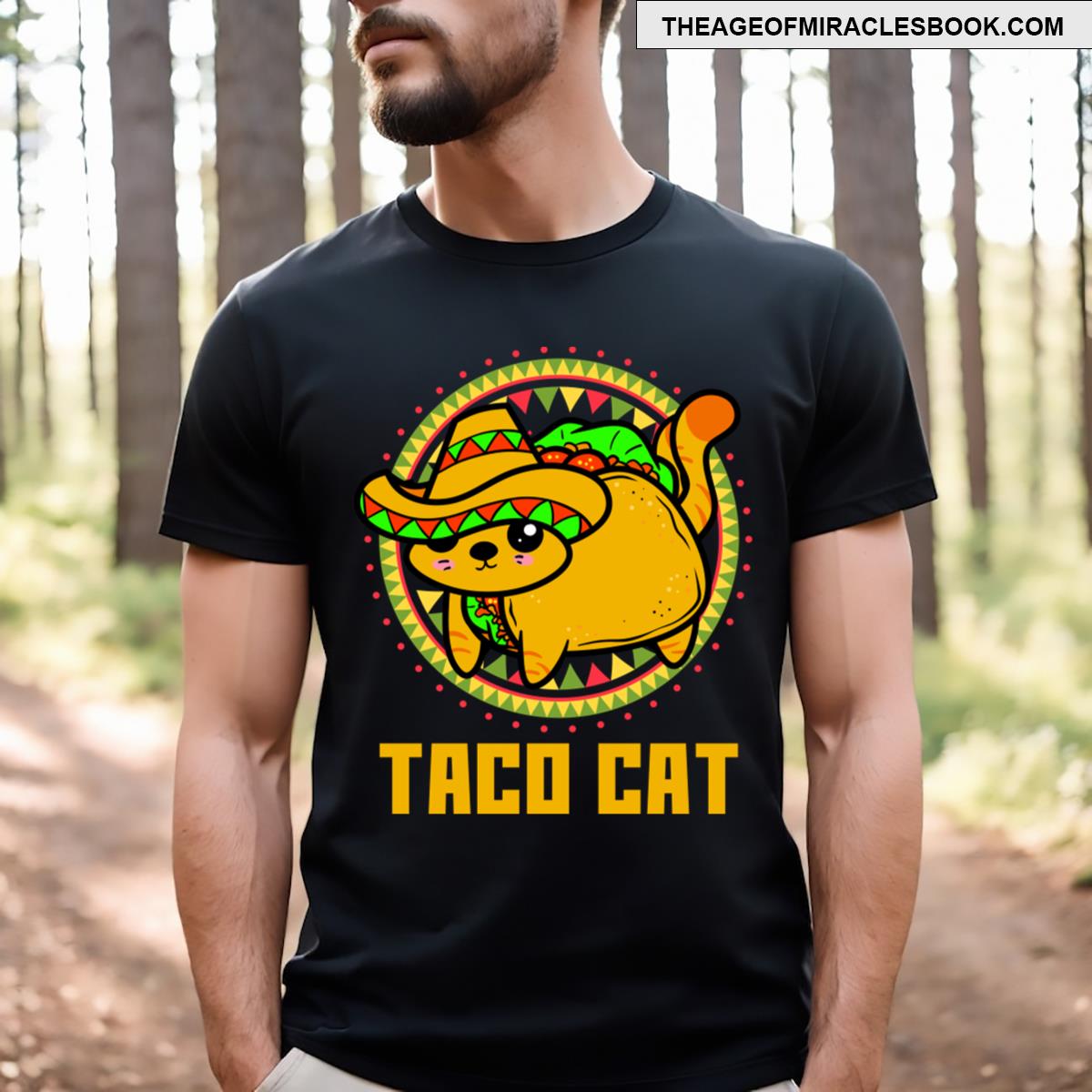 Taco Cat Funny Taco T-shirt