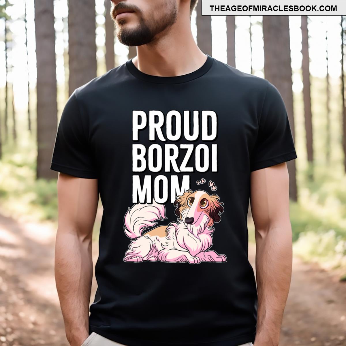 The Best Borzoi Mom T-shirt