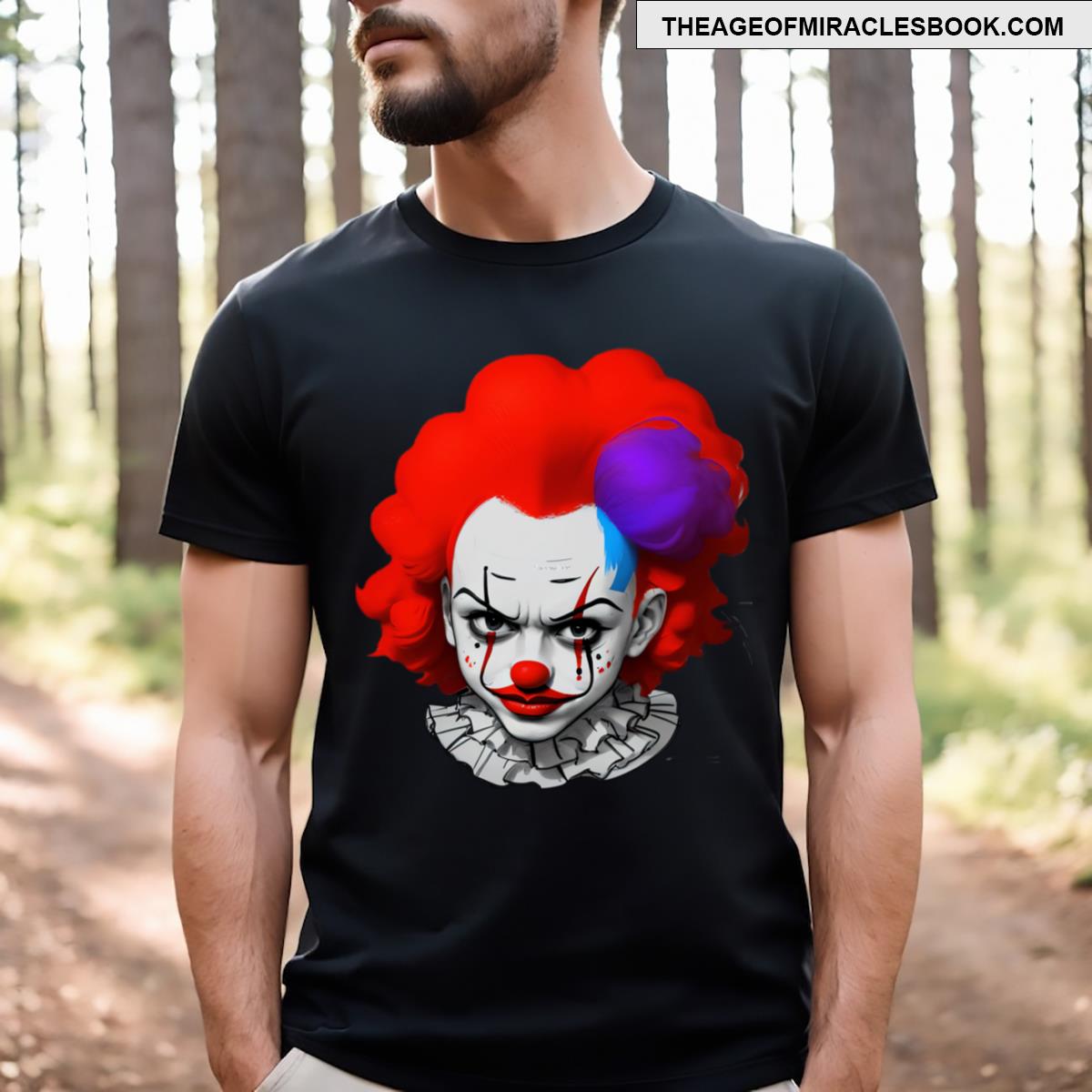 Angry Clown Boy T-shirt