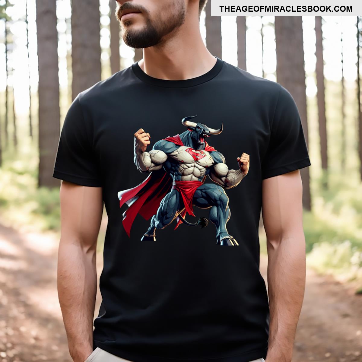Mighty Minotaur Hero’s Pose T-shirt