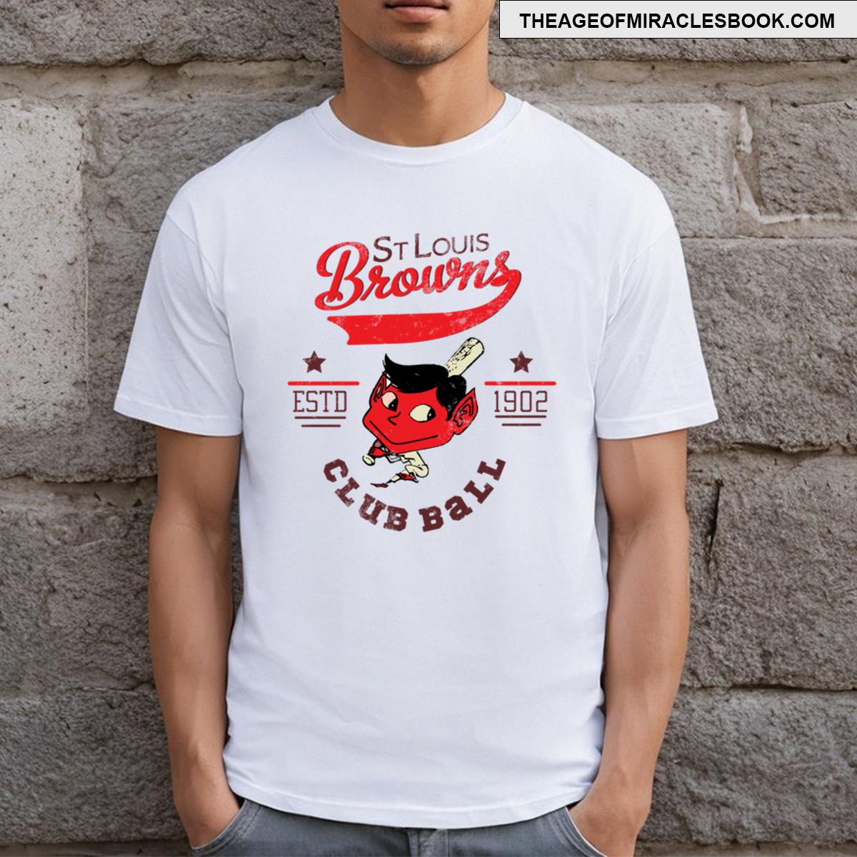 Defunct St Louis Browns Baseball Team T-shirt