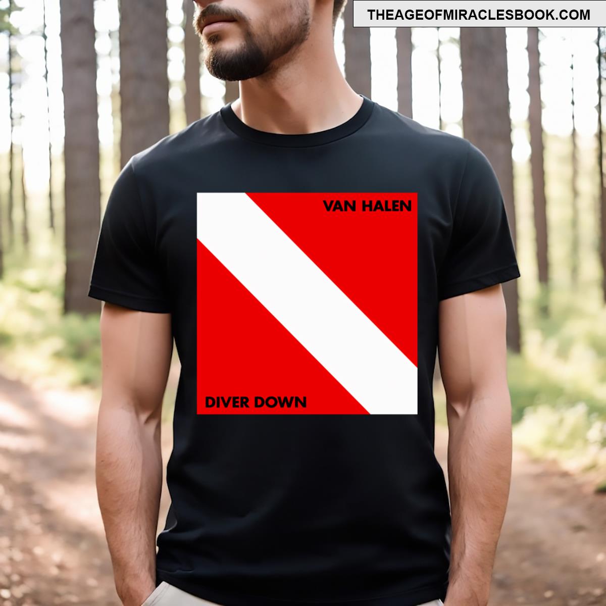 Diver Down Red Halens Art Essential T-shirt