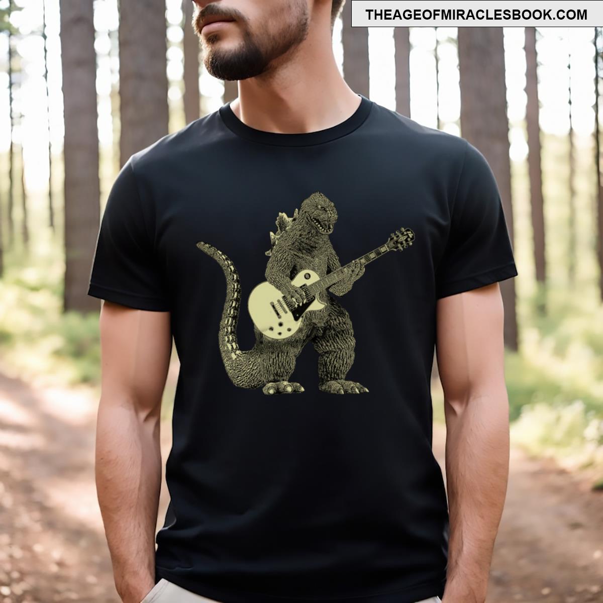 Godzilla Playing Guitar Essential T-shirt
