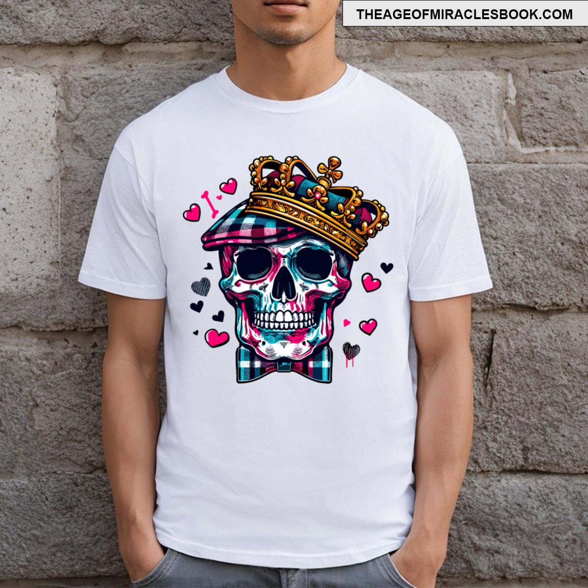 Preppy Skeleton Royal Heart Symphony T-shirt