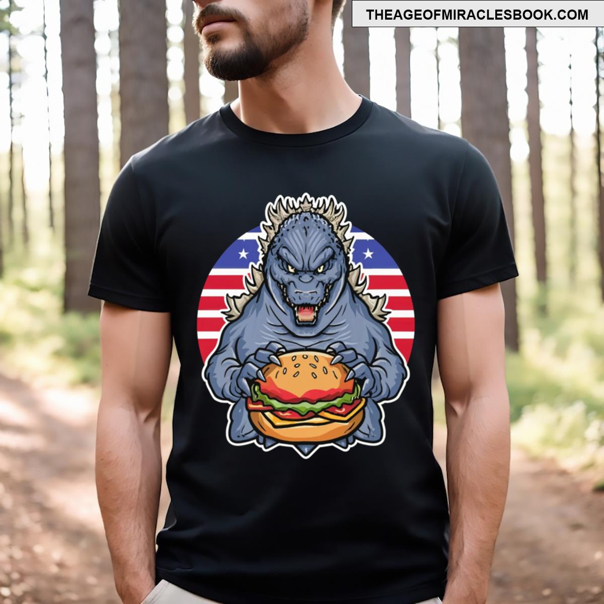 American Godzilla T-shirt