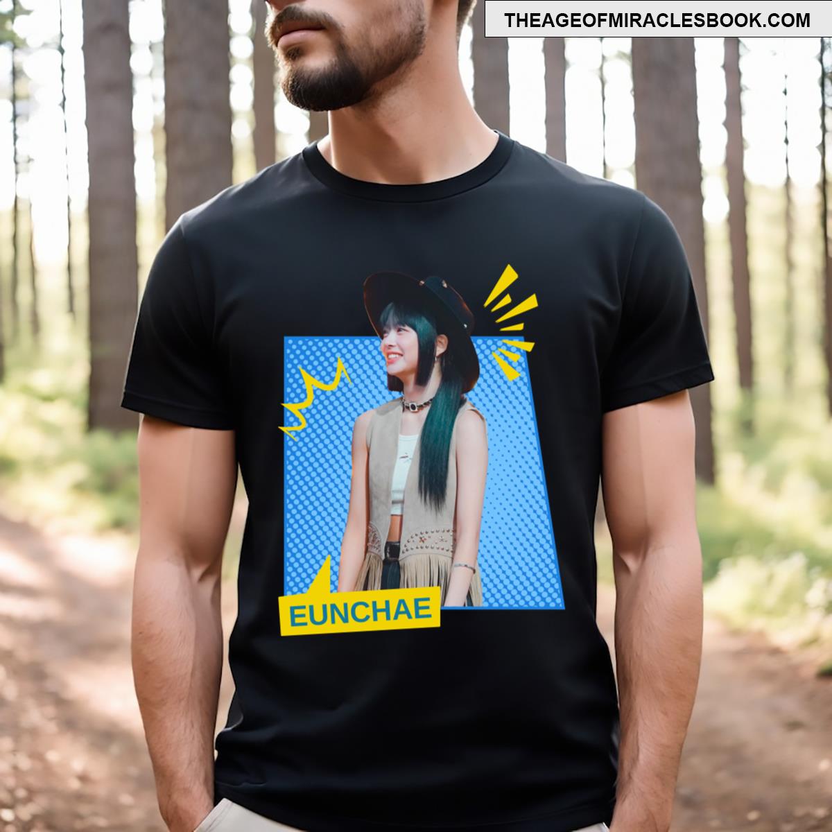 Eunchae Le Sserafim Comic T-shirt