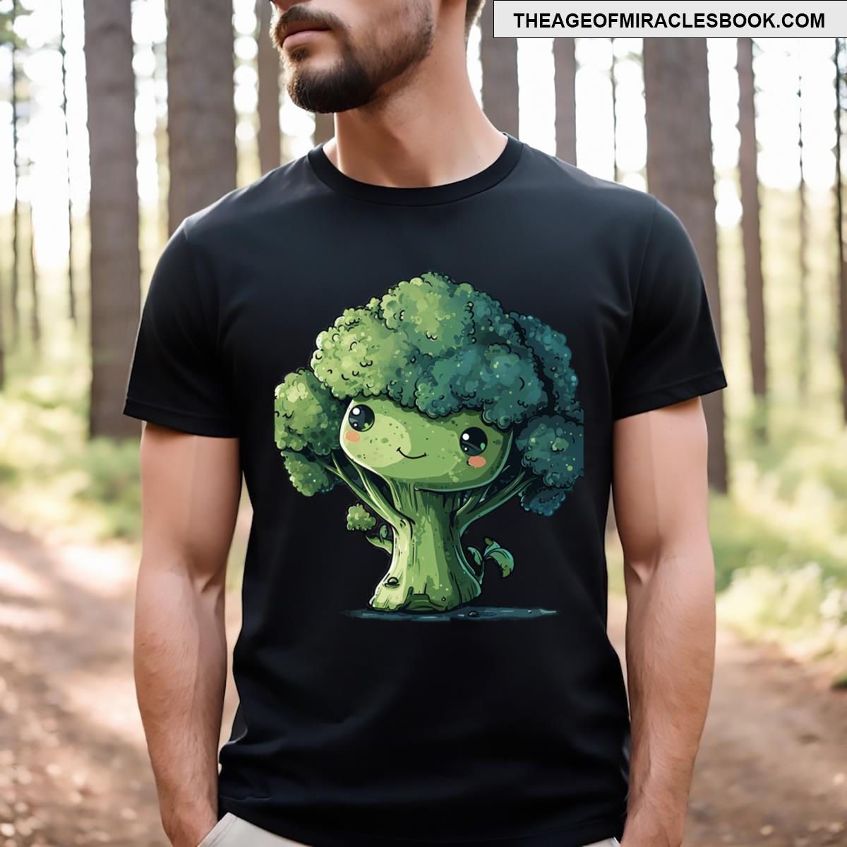 Kawaii Broccoli T-shirt