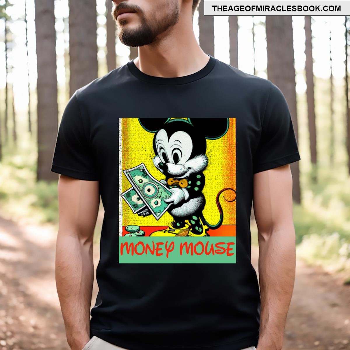 Money Mouse Design 2 T-shirt