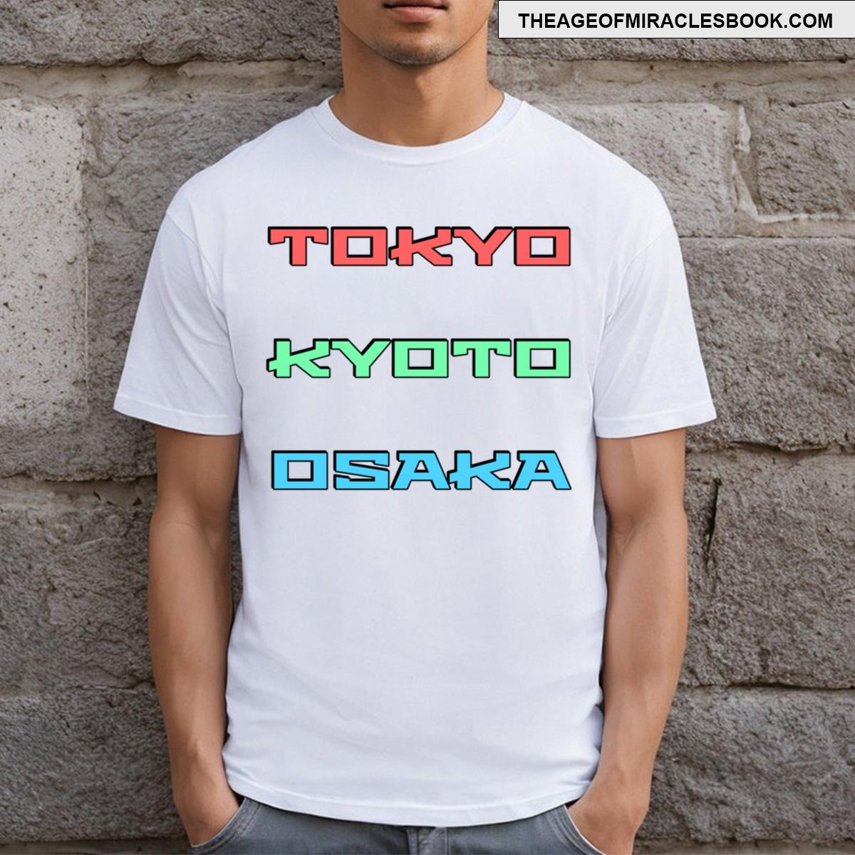 Tokyo Kyoto Osaka Pack T-shirt