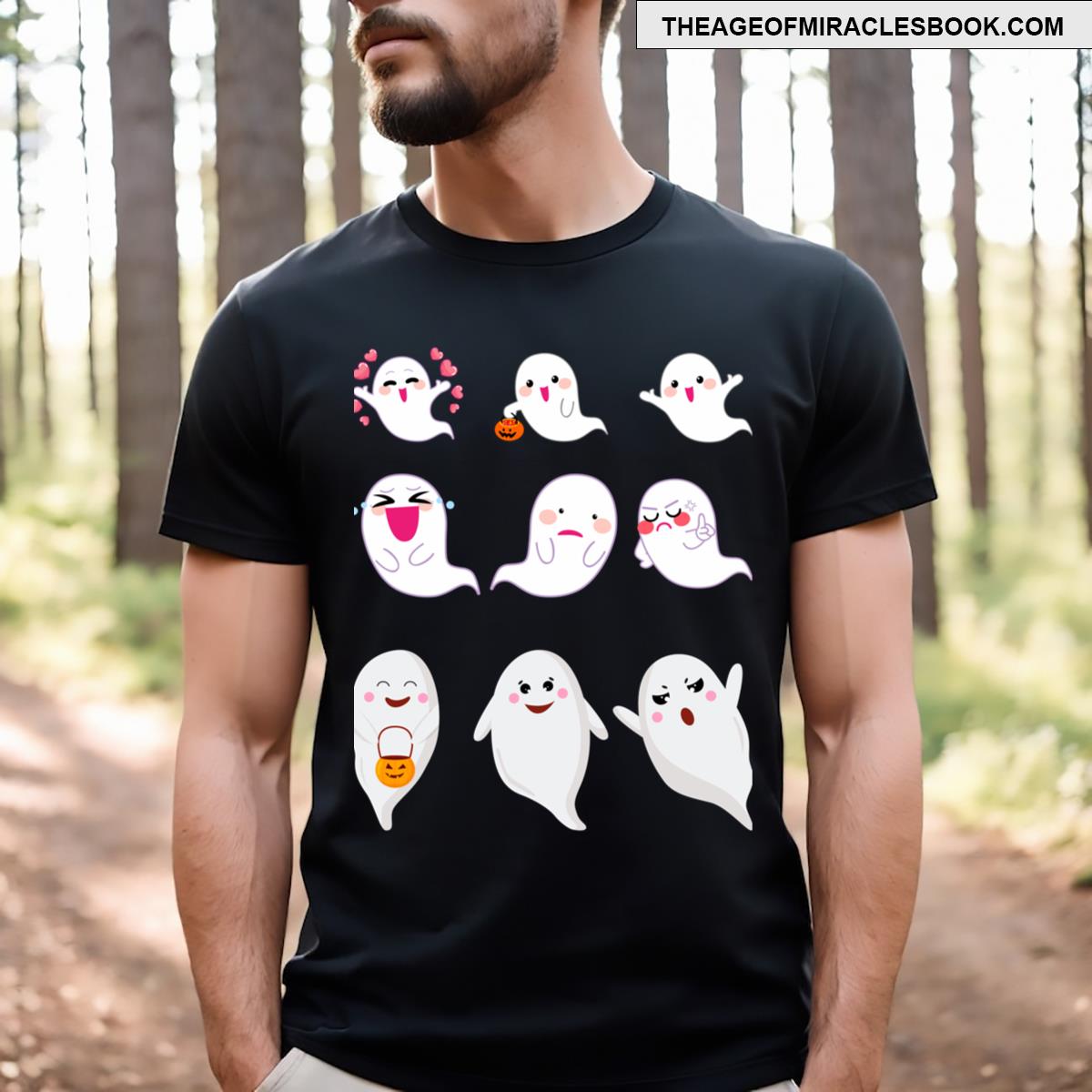 Warawara Funny Ghosts T-shirt