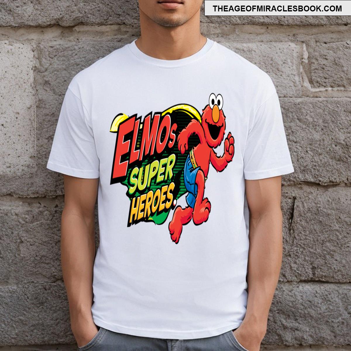 Elmo Super Hero Elmos Heroes Essential T-shirt