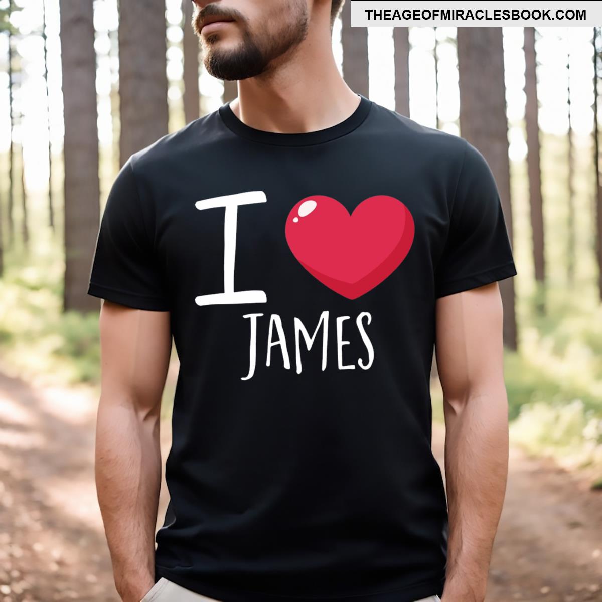 I Love James T-shirt