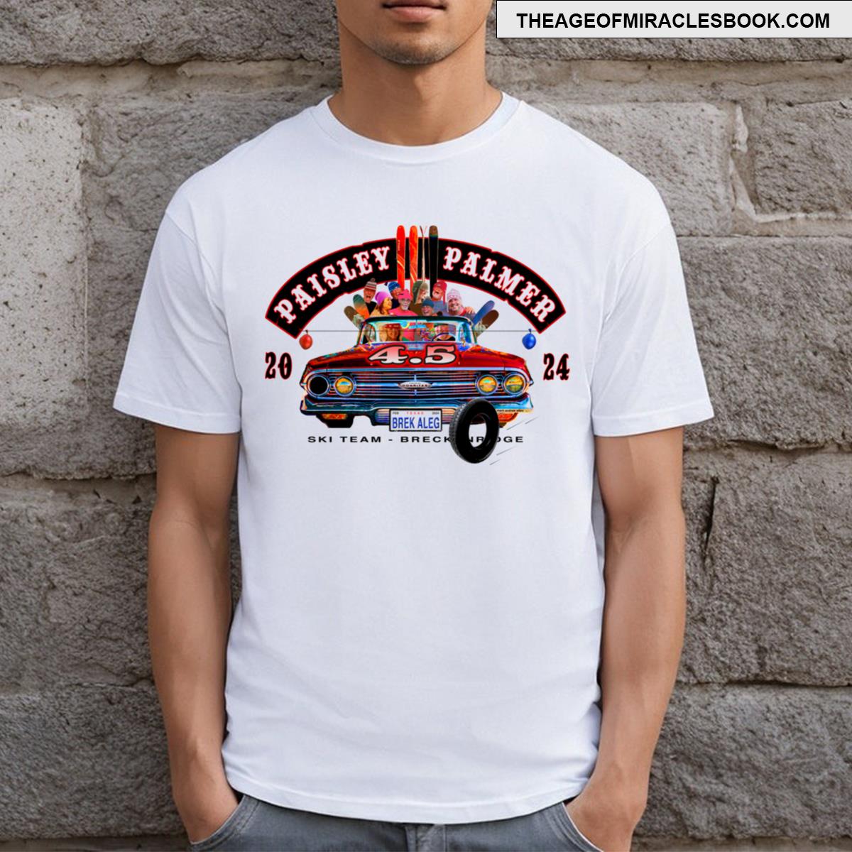 Paisley Palmer 45 Clear T-shirt