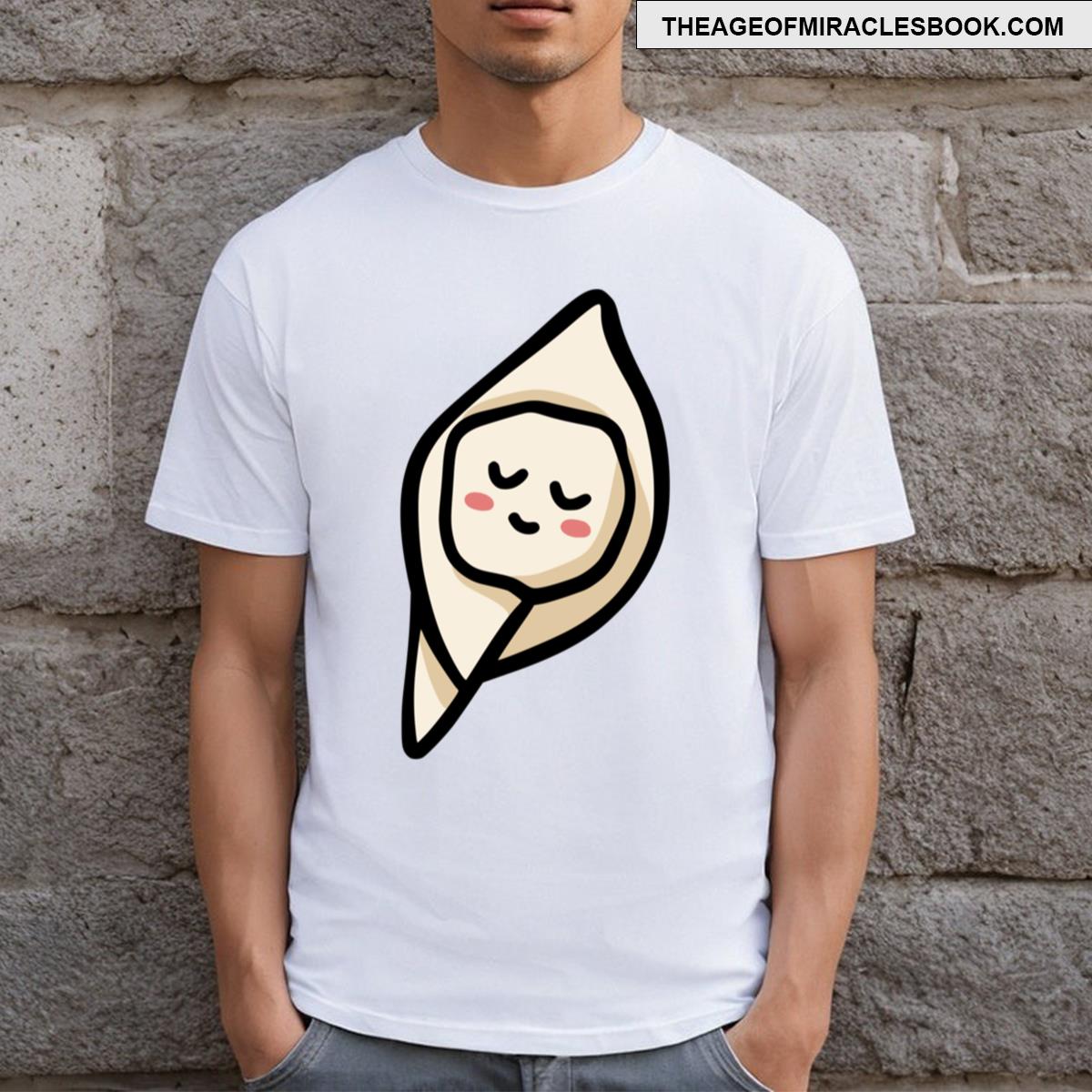 Relaxed Wonton Kawaii Dumpling T-shirt