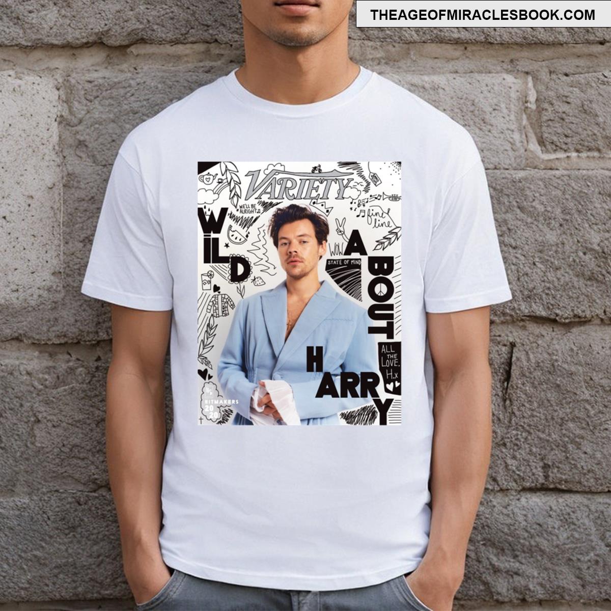 Rhythmic Reverie Expressing Hharry T-shirt