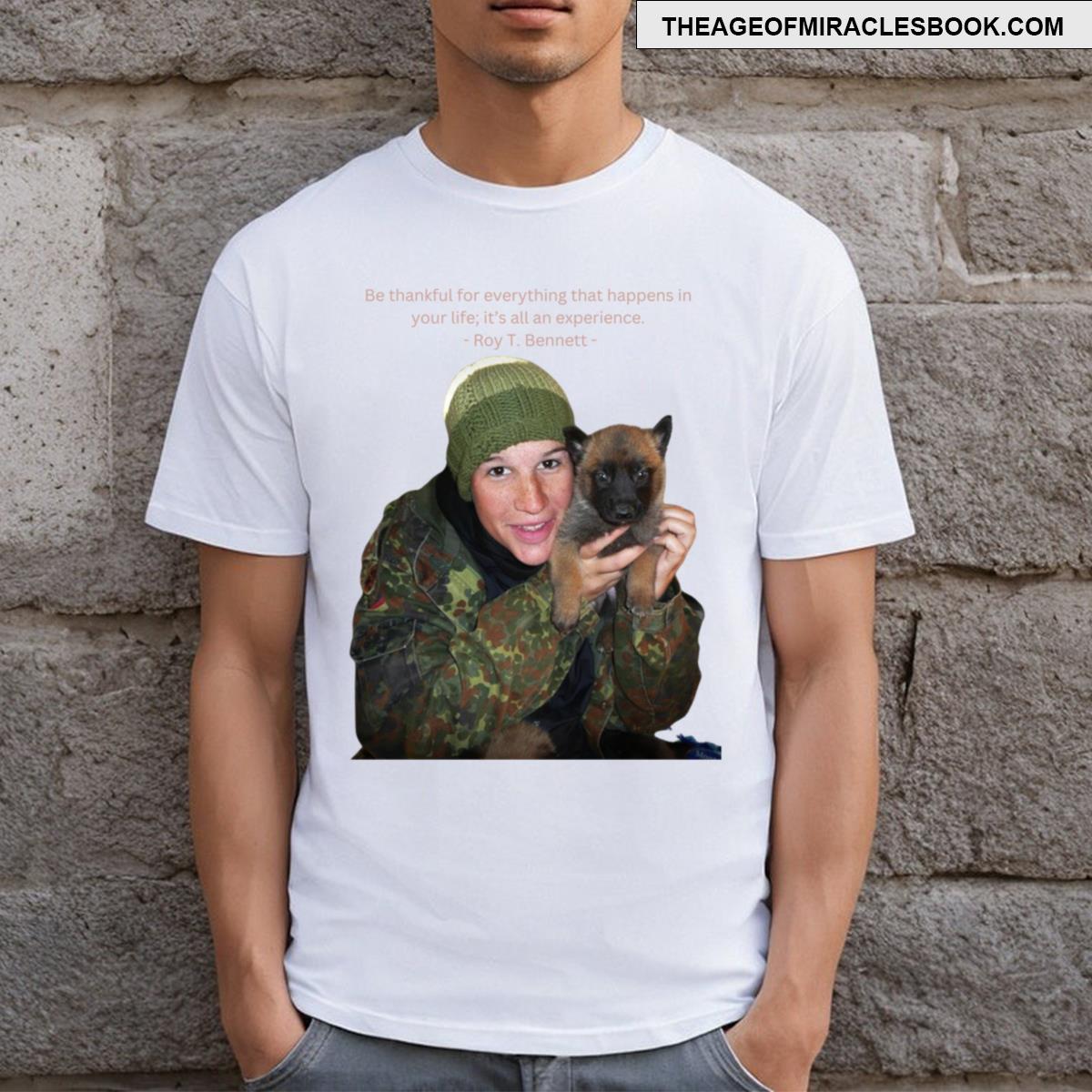 Roy T Bennett About Being Grateful T-shirt