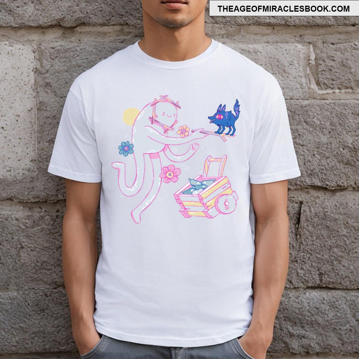 Snow Rock And Fire Pup T-shirt