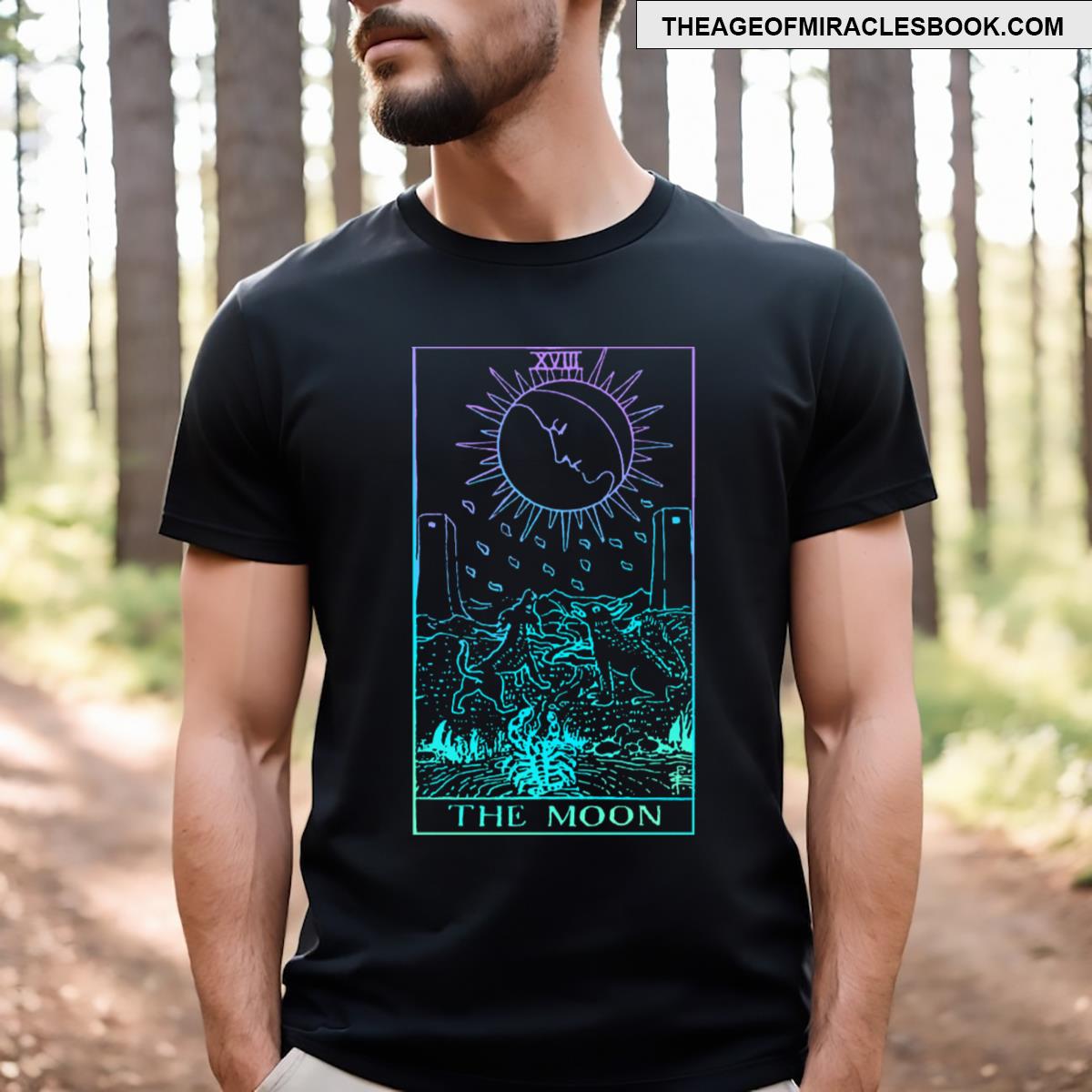 The Moon Tarot Card T-shirt