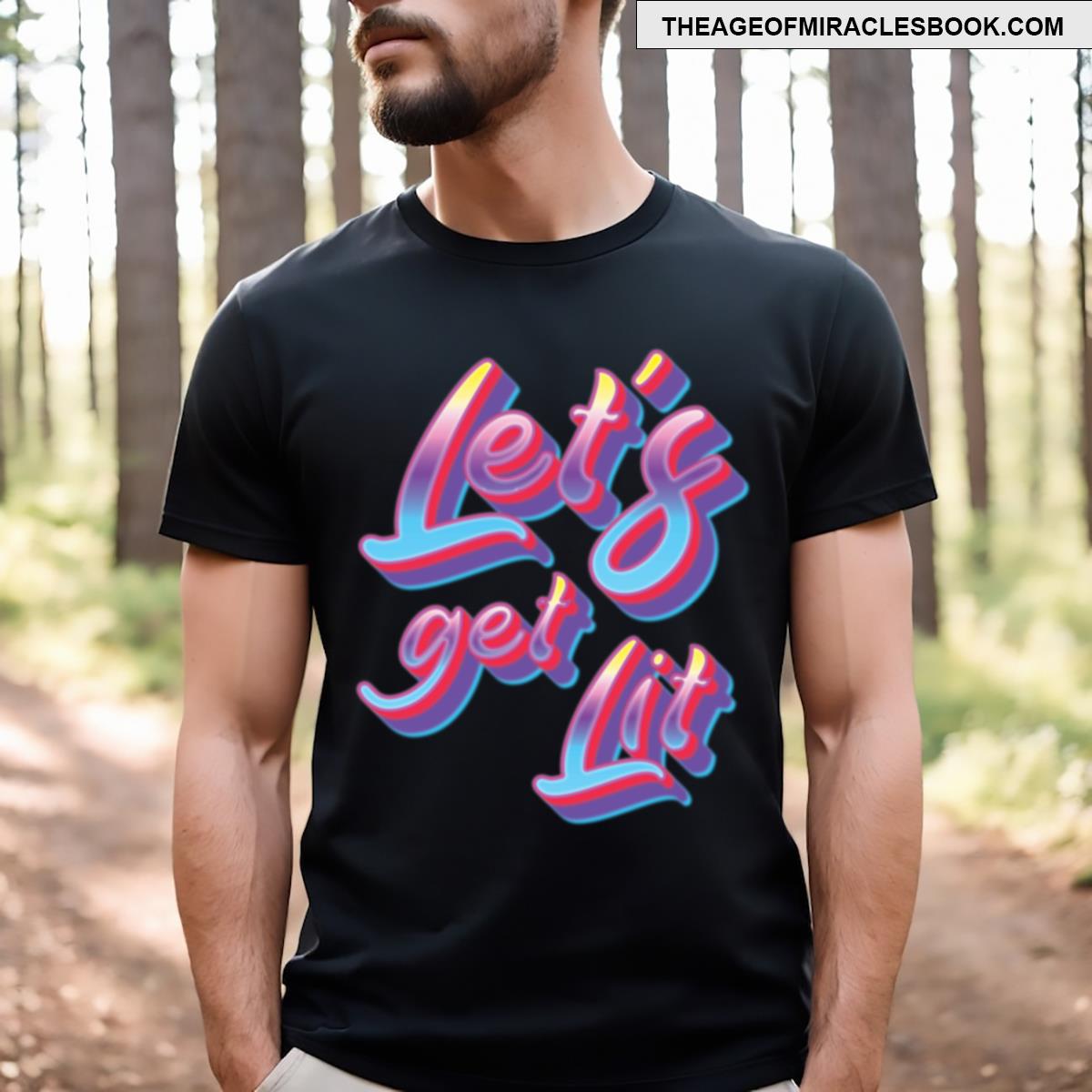 Let’s Get Lit Christmas T-shirt