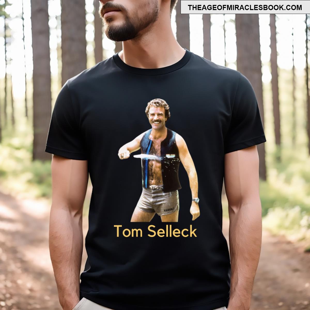 Tom Selleck Digital Art T-shirt