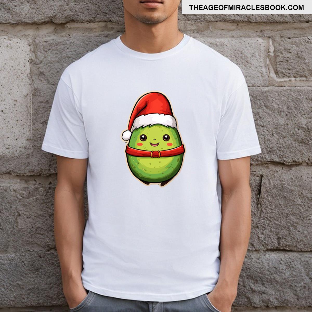 Cute Avocado Christmas 3 T-shirt
