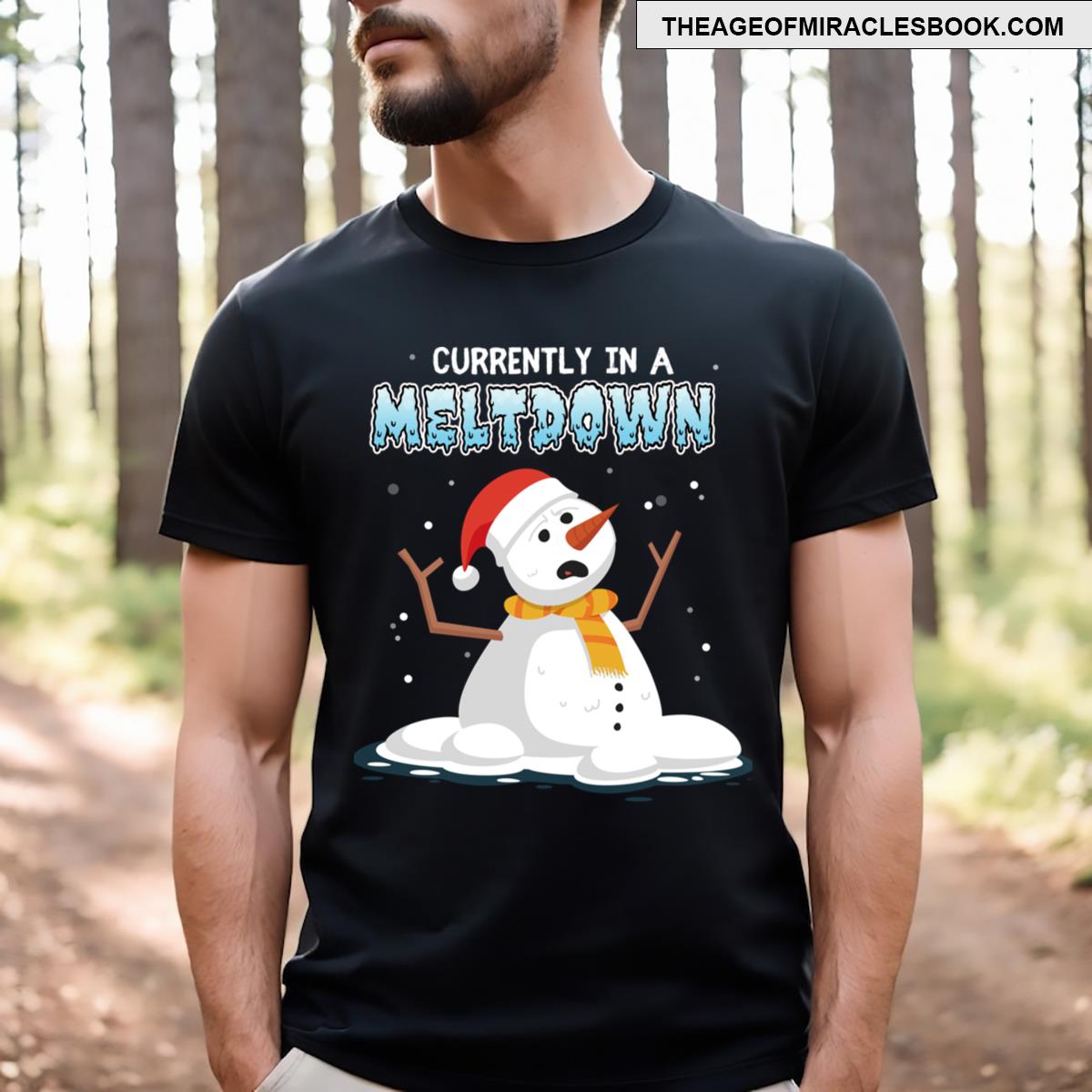 Currently In A Meltdown Funny Snowman Essential T-shirt