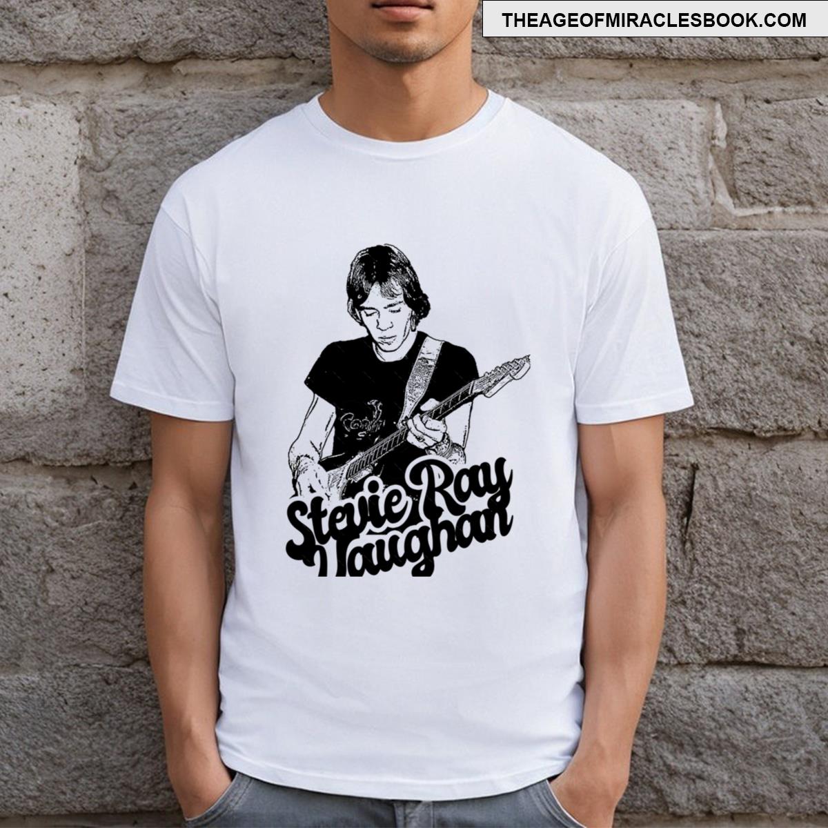 Stevie Ray Vaughan 1977 Style T-shirt