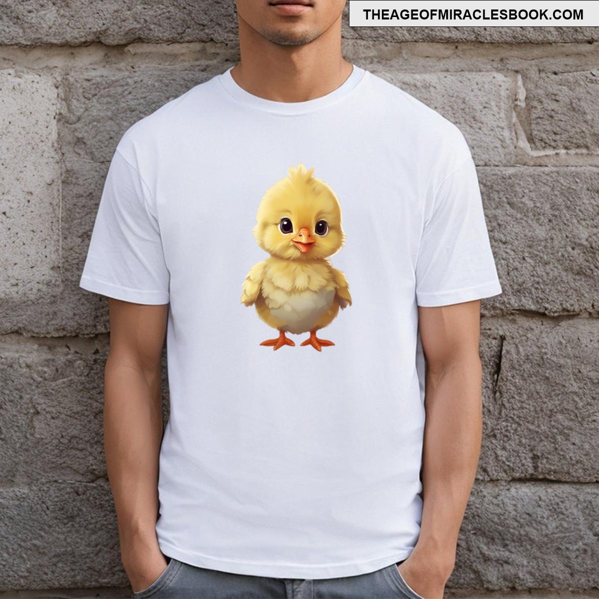 Yellow Funny Chicken T-shirt