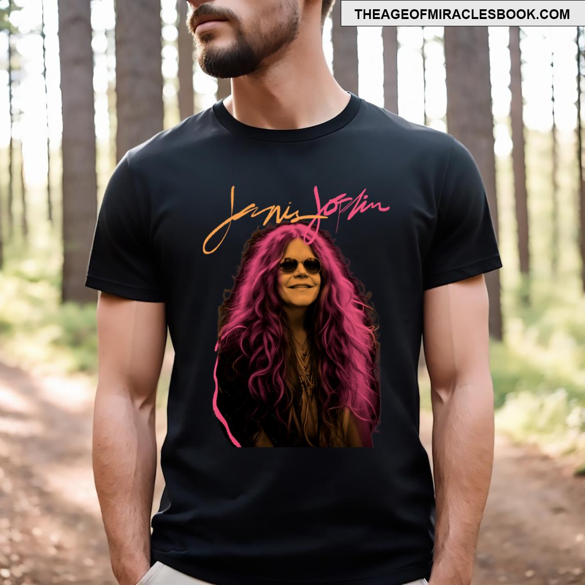Janis Joplin Hippie Chic T-shirt