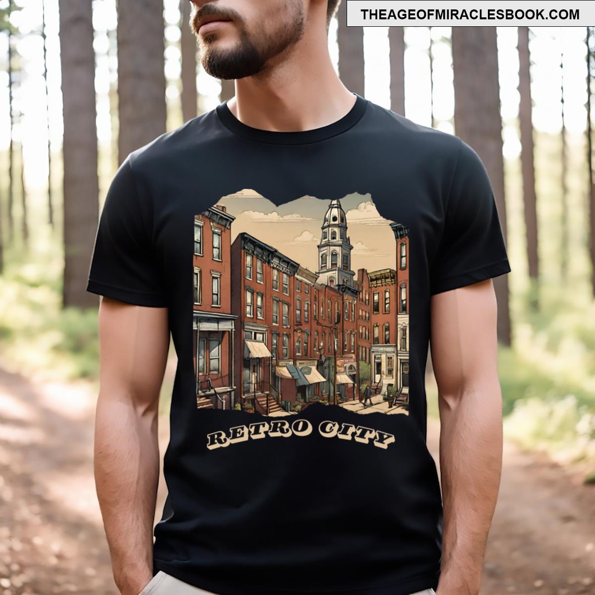 Retro City Baltimore Design T-shirt