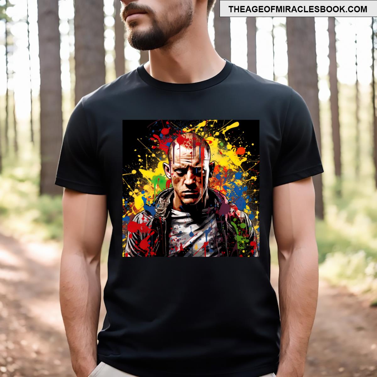 Jackson Pollock Hip Hop Style T-shirt