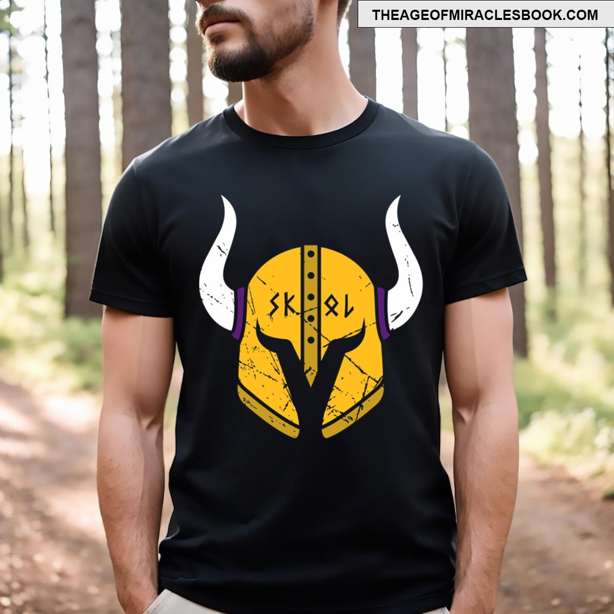 Minnesota Vikings Skol Helmet T-shirt