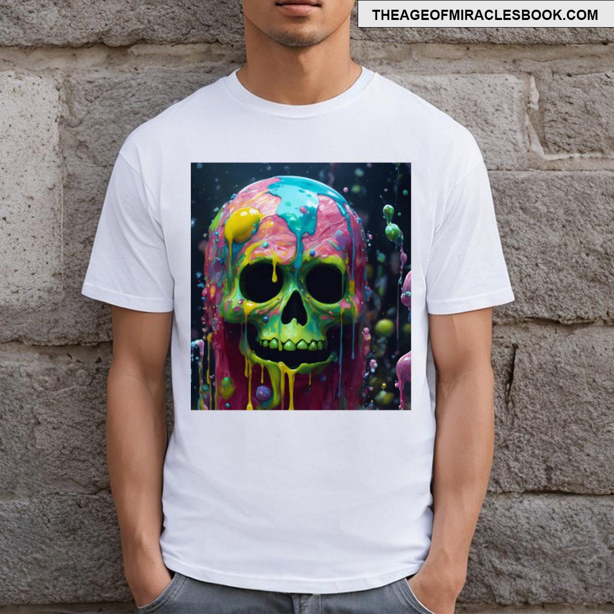 Michigan Daily Head Skeleton T-shirt