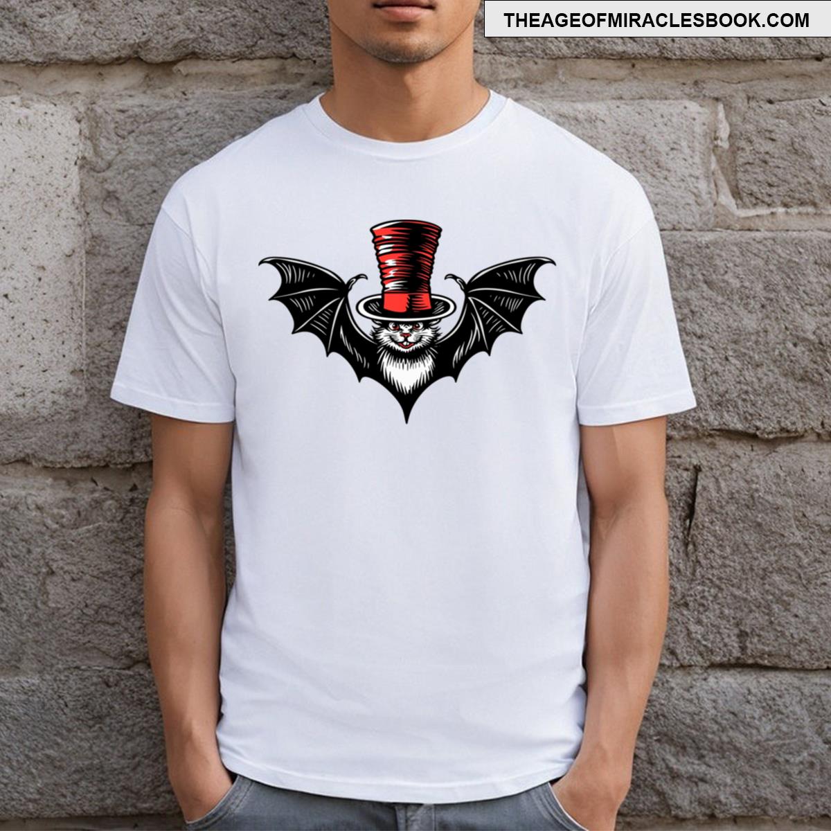 A Bat In A Hat T-shirt