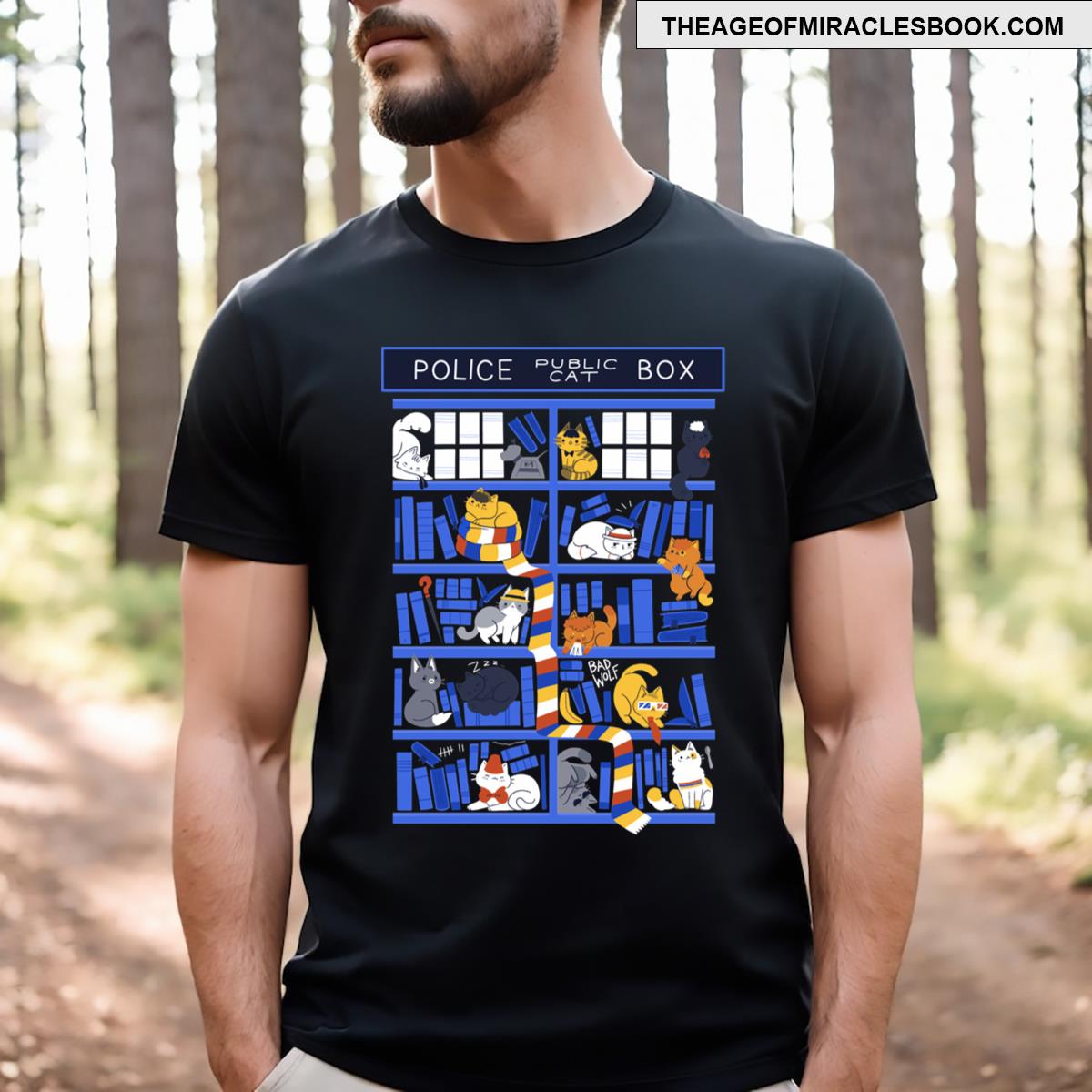 Library Box Who T-shirt