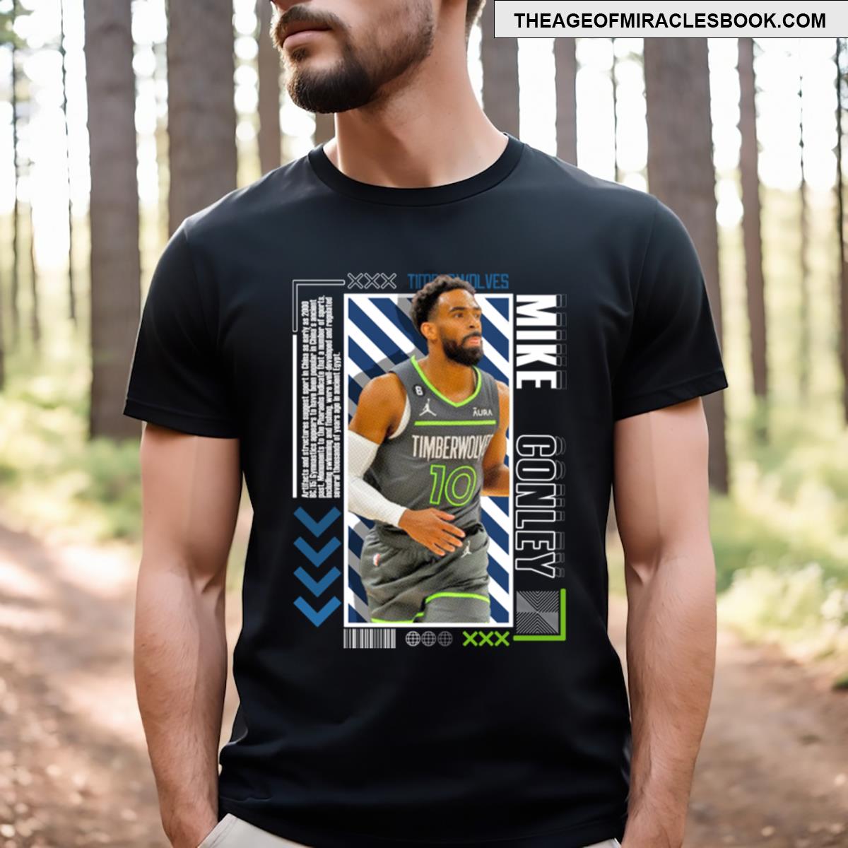 Mike Conley Paper Poster Version 10 T-shirt