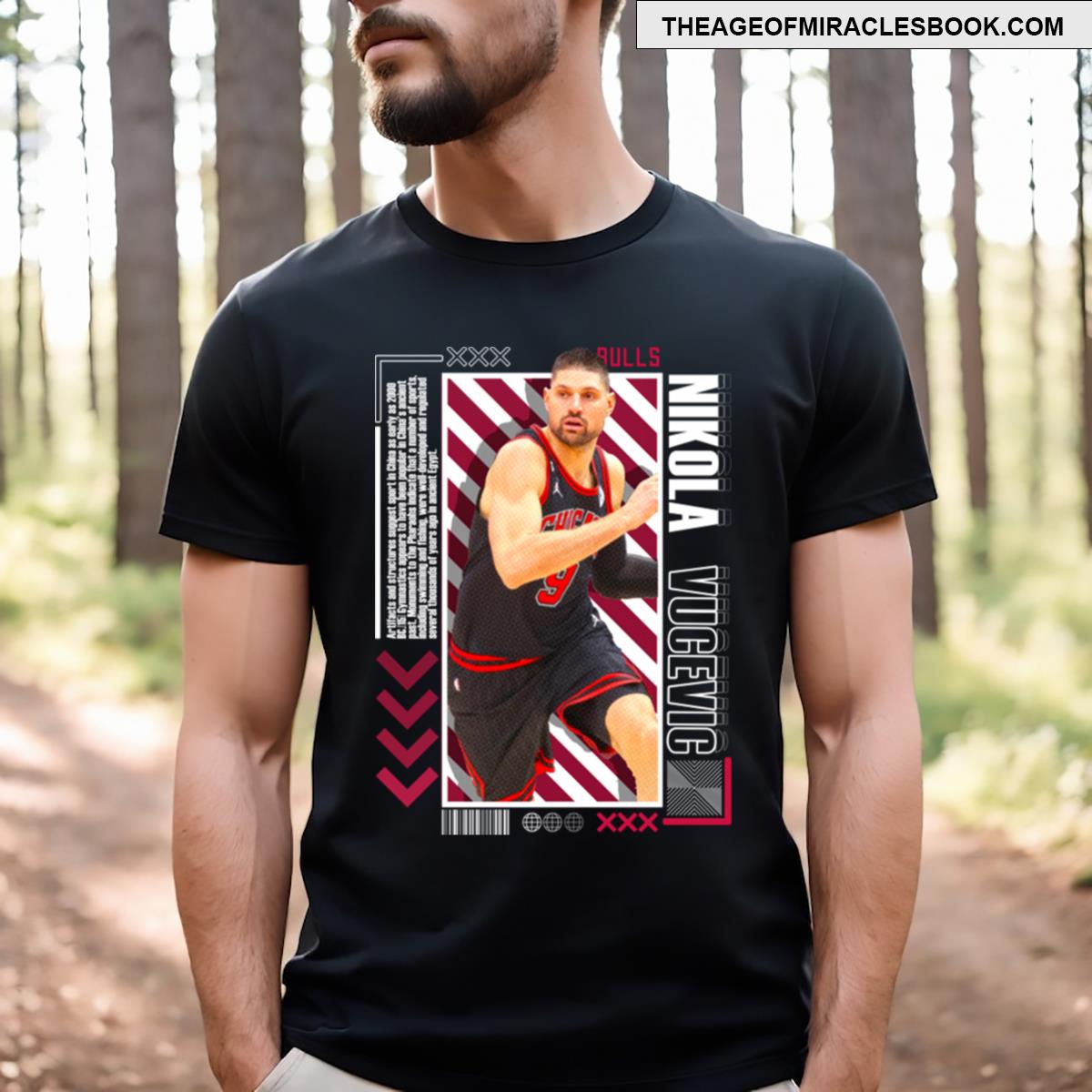 Nikola Vucevic Paper Poster Version 10 T-shirt