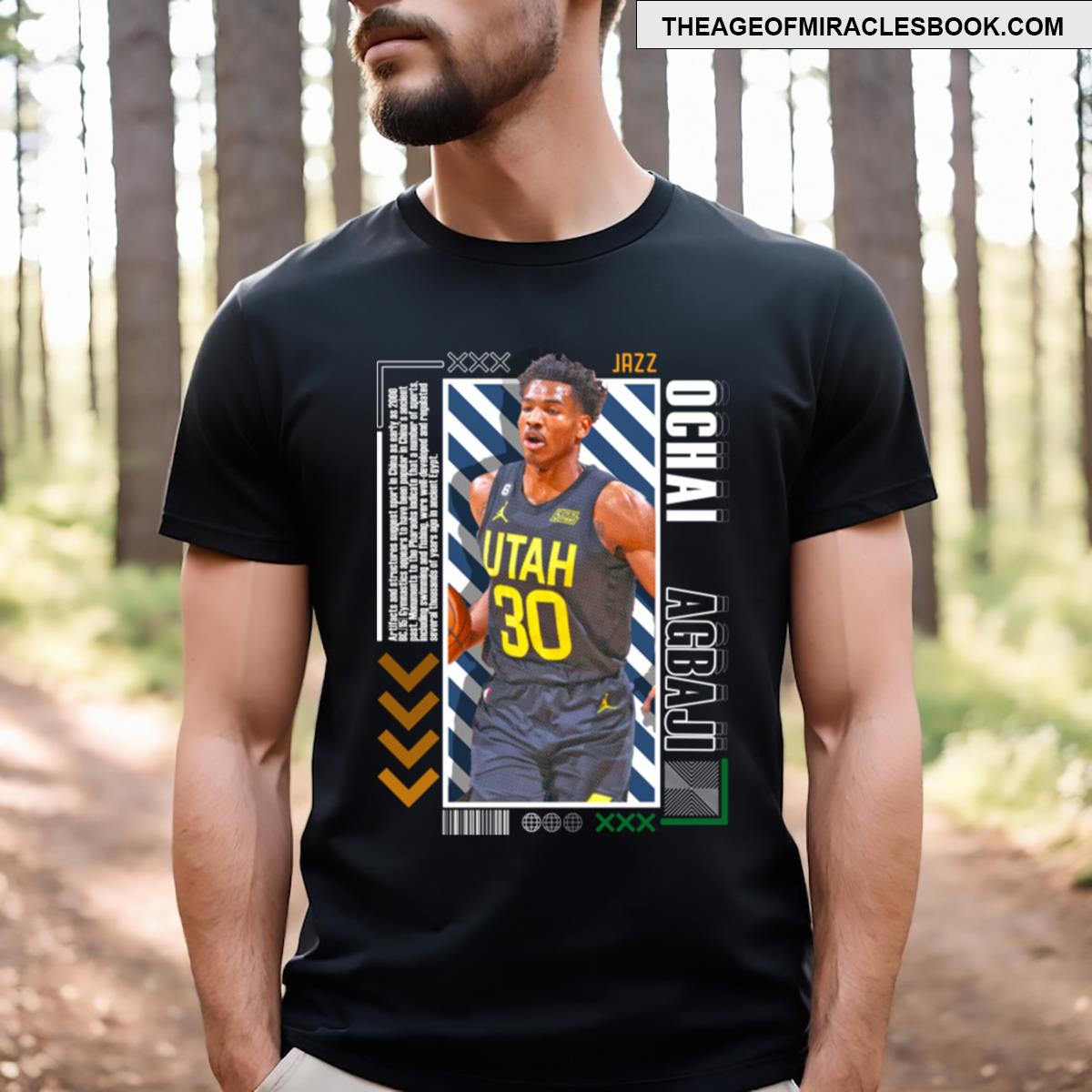 Ochai Agbaji Paper Poster Version 10 T-shirt