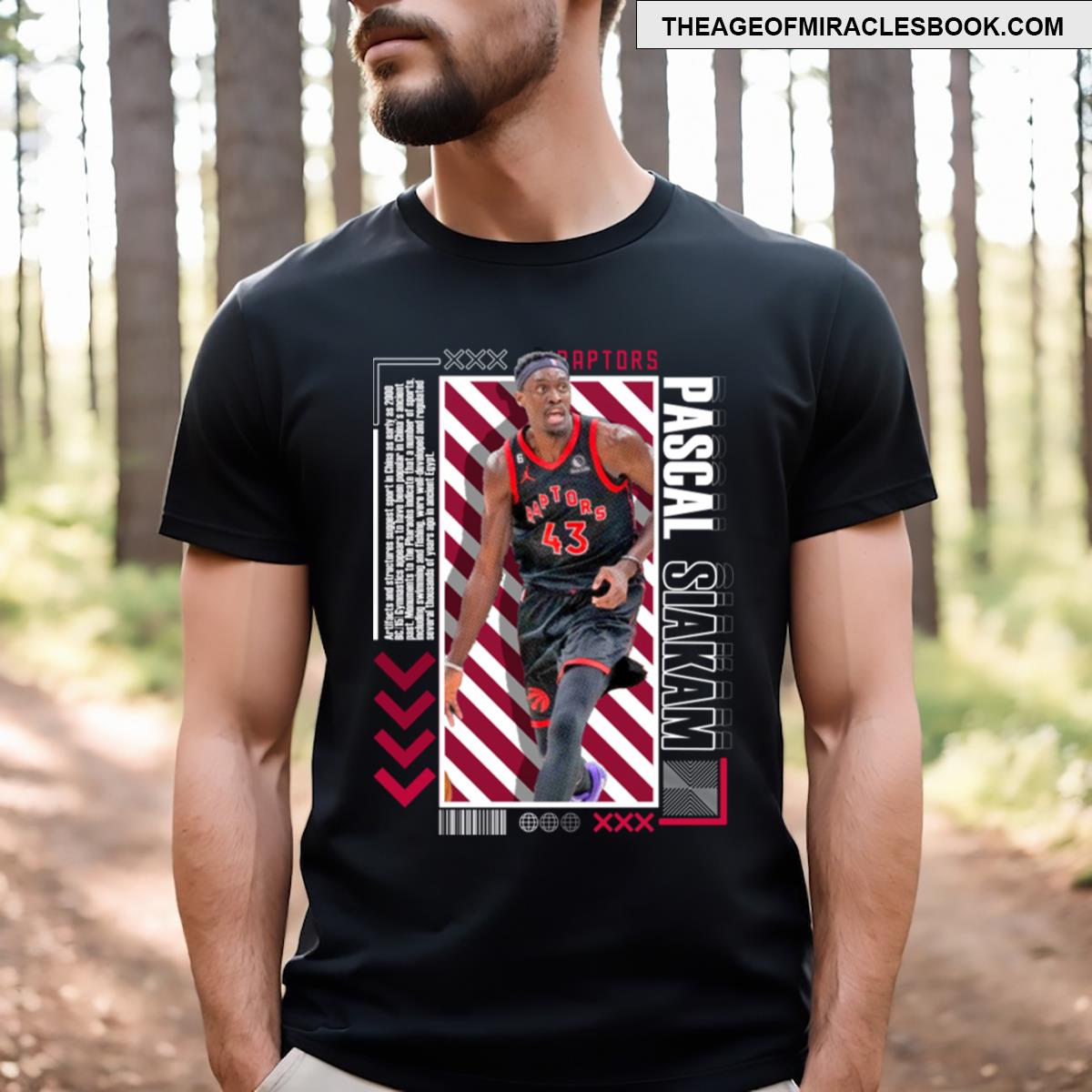 Pascal Siakam Paper Poster Version 10 T-shirt