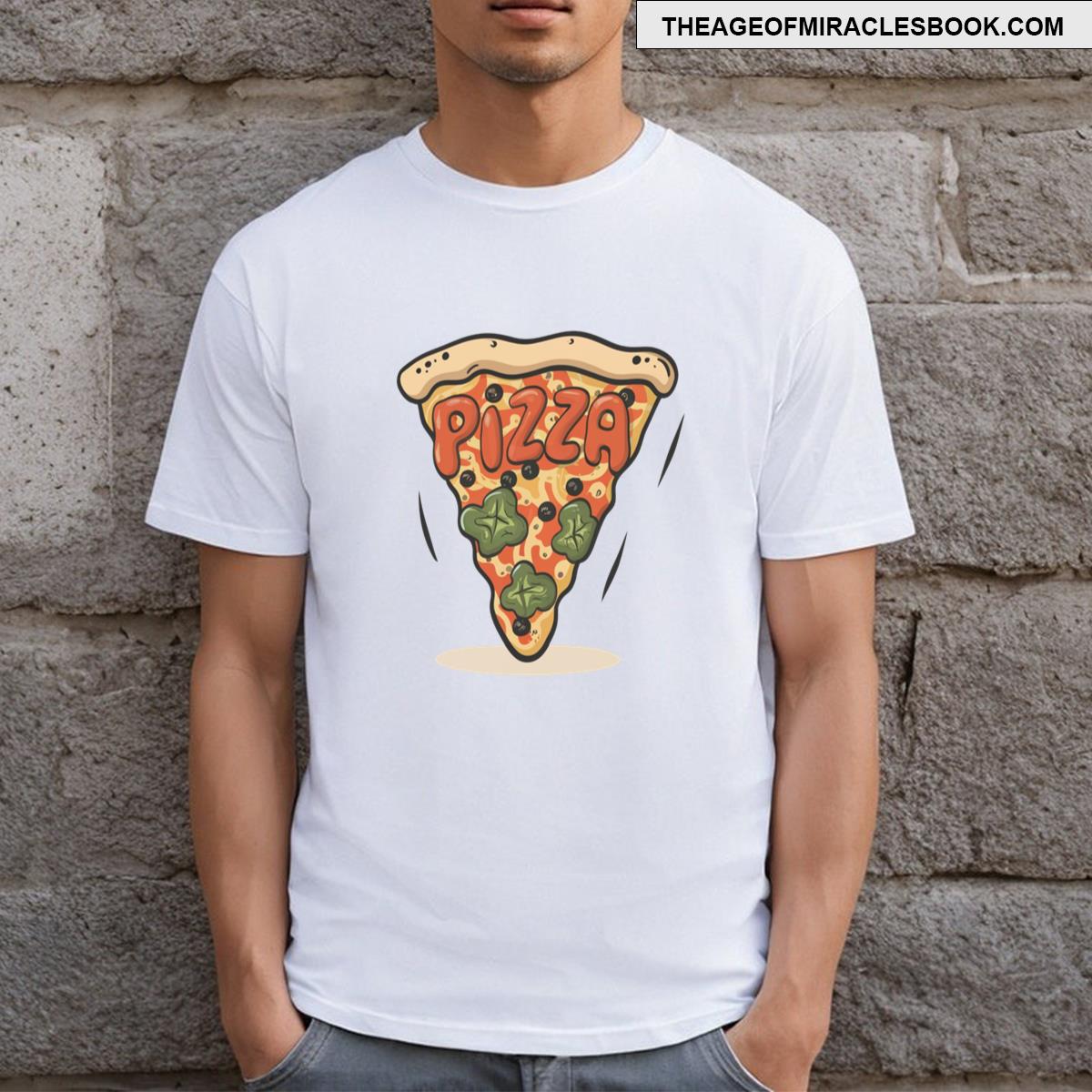Pizza Slice Olives T-shirt