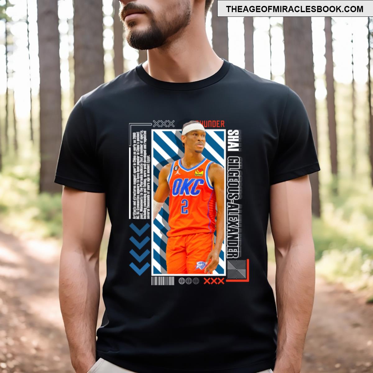 Shai Gilgeousalexander Paper Poster Version 10 T-shirt