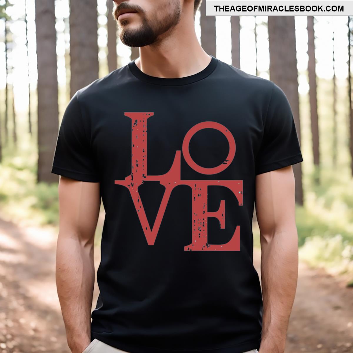 Simple Retro Love T-shirt