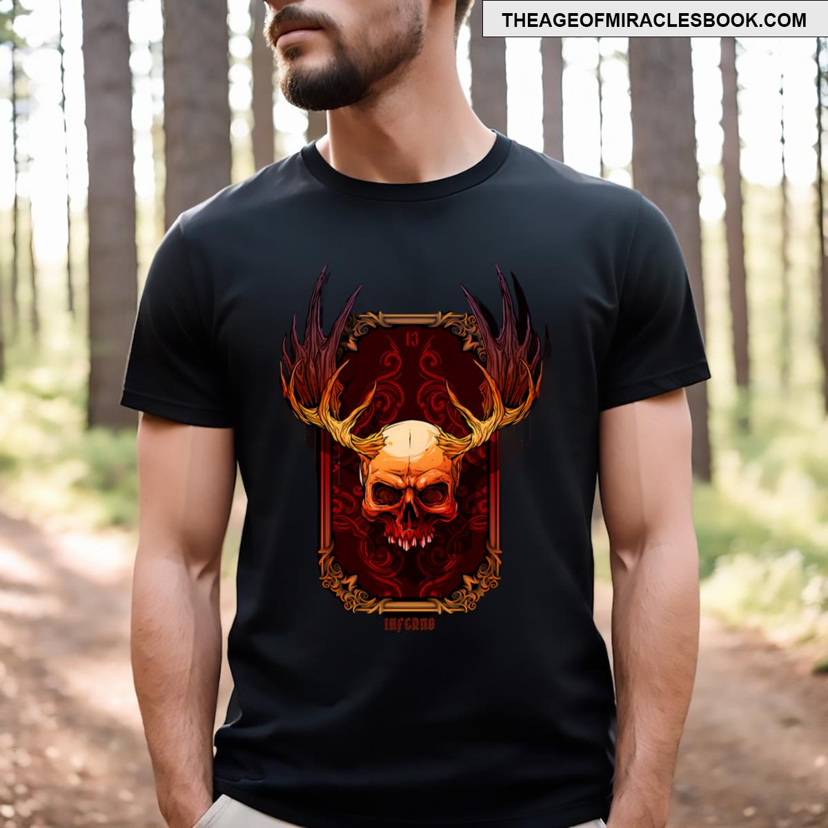 The Devil Skull Art T-shirt