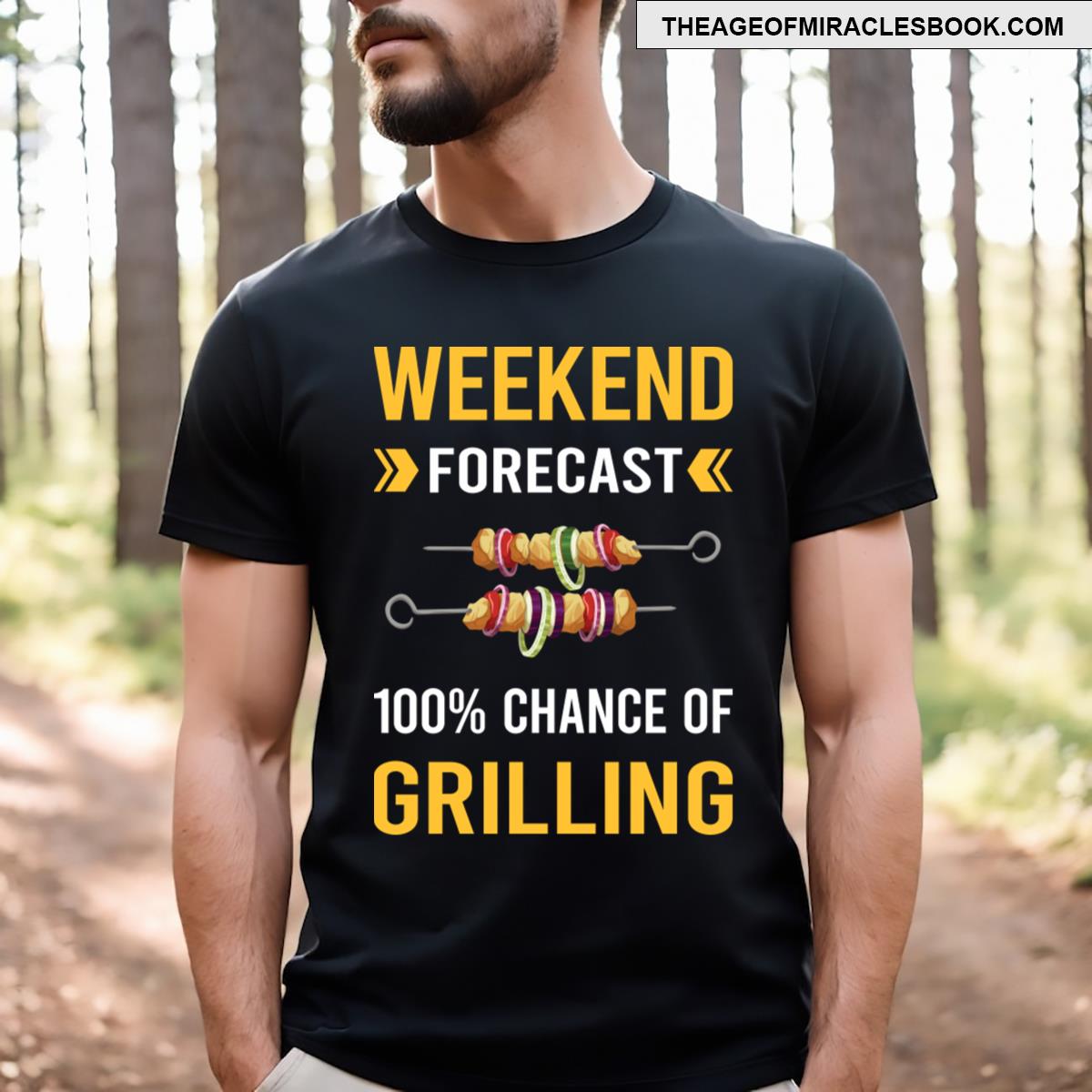 Weekend Forecast Grilling T-shirt