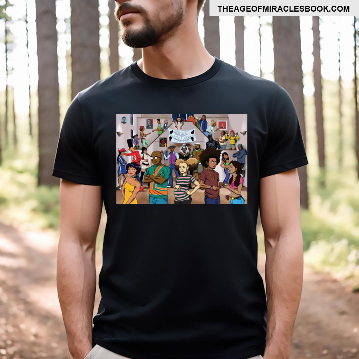 Black Cartoon Reunion 1 T-shirt