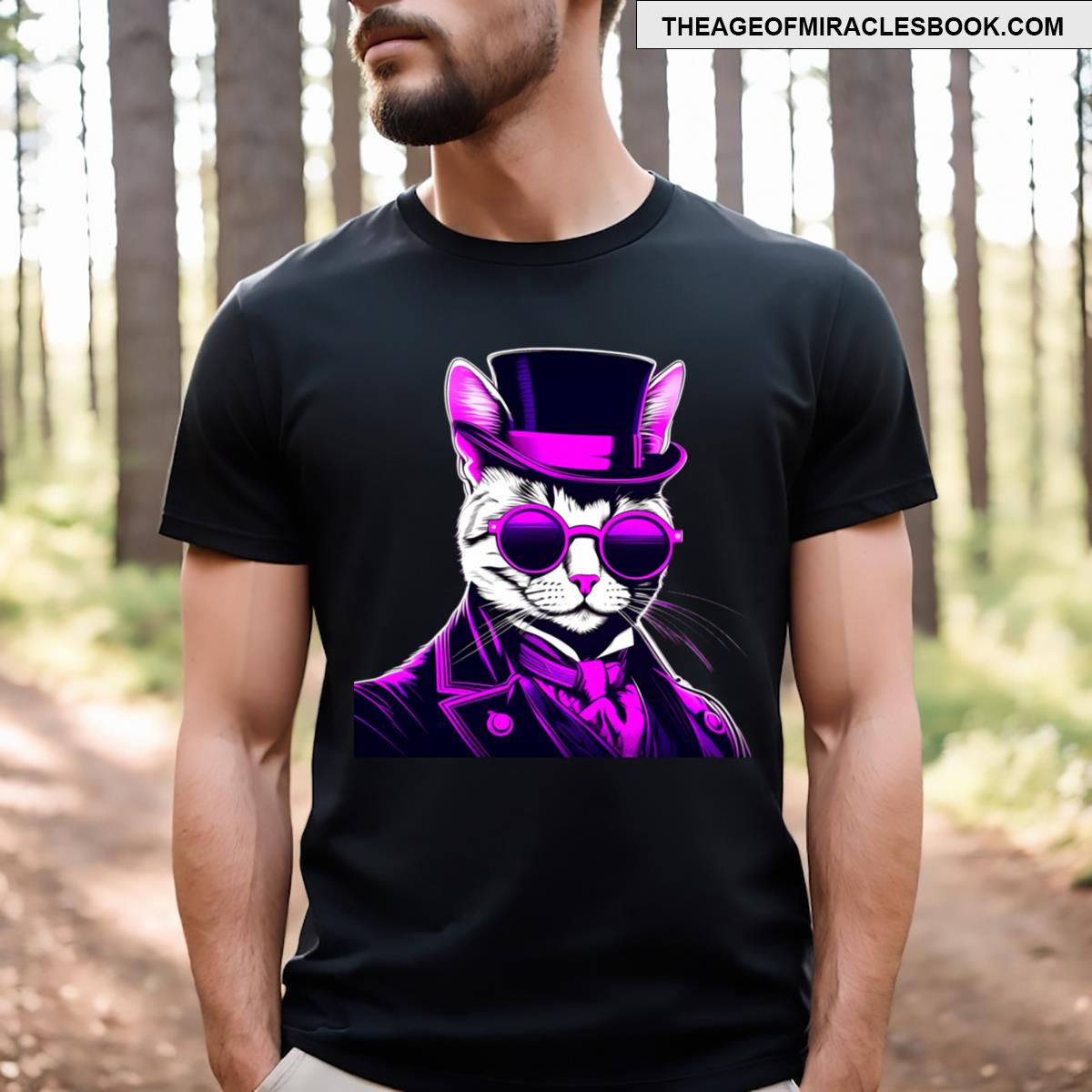 Cosmic Distinguished Cat 6 T-shirt