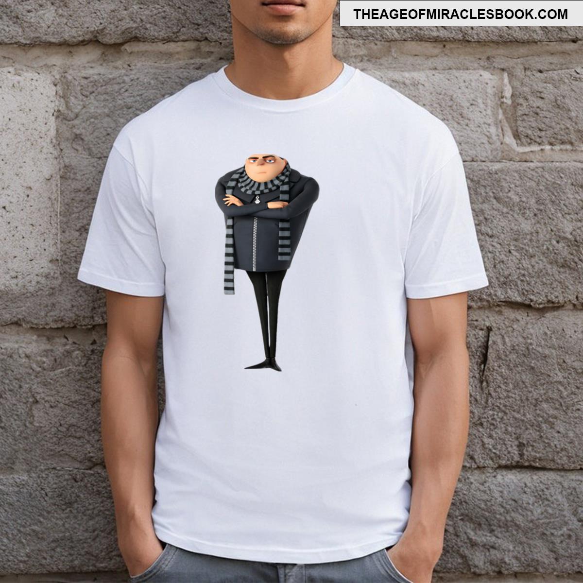 Despicable Me 4 Gru Sticker T-shirt