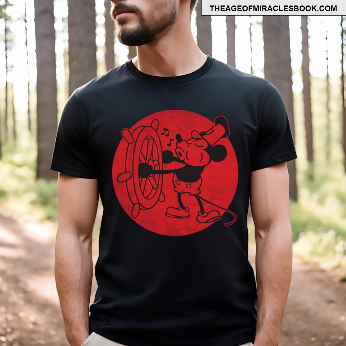 Steamboat Willie 2 By Buck Tee T-shirt