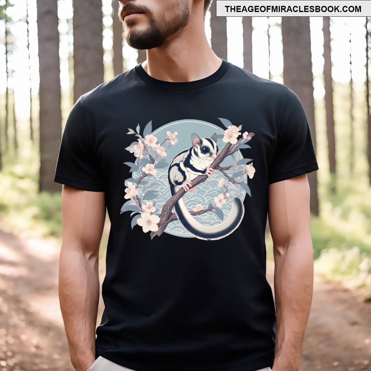 Sugar Glider Art Style T-shirt